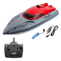 2.4GHZ High Speed RC Boat USB Charging Remote Control Racing Boat Toy for Childern Best Gifts RC Racing Boat Water Toy