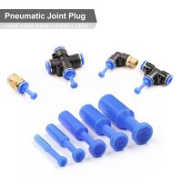 Pneumatic Connector for Air Hose Fittings 4/6/8/10/12mm Quick Nylon Blanking Fitting Hose Tube Push Fit Dustproof Seal Connector Hand Tool Parts Acces