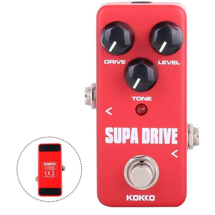 BYPL KOKKO FOD5 SUPA DRIVE Overdrive Electric Guitar Pedal Portable