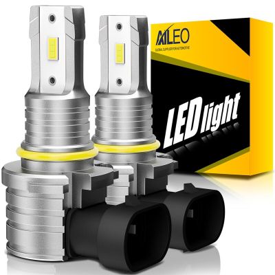 AILEO 2 Pcs 9005 HB3 LED H11 H8 H9 9006 HB4 H4 Hi/Lo Beam H7 Led Headlight 3000K 6500K Super Bright Fanless 12000LM Wireless 12V Bulbs  LEDs  HIDs