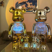 จุด Bearbrick 1000 หมีคูเปอร์ริก 积木熊 หมีความรุนแรง 2G ห้องนั่งเล่น ของตกแต่ง ตุ๊กตา