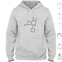 Diazepam Hoodie Long Sleeve Drug Pharm Pharma Electric Electric Pharm Spirit Spiritual Nourishment Enlightenment