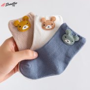 3 Đôi Tất Cho Bé Cotton Tất Trẻ Em Hoạt Hình Bé Trai Bé Gái Thu Đông Tất 0