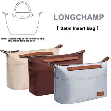 Satin Insert Organizer Fit For Longchamp LE PLIAGE Tote Bag