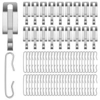 Heat Cable Roof Clips de Icing Cable Clips and Spacers Kit Roof Clips Cable Clips Heater Clips Kit Heat Tape Clips Kit Aluminum Alloy B