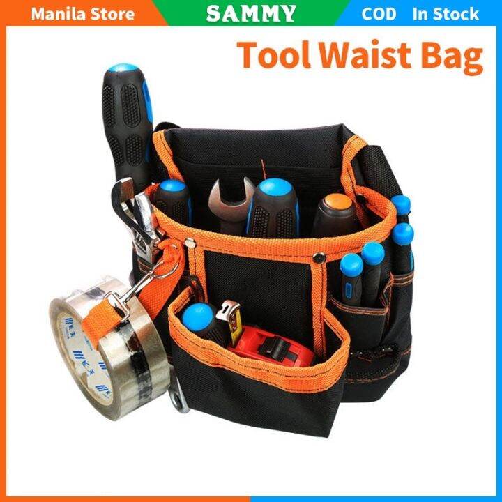 Electrician Toolkit Waterproof Tool Waist Bag Oxford Small Tool Bag