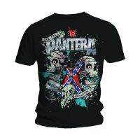 เสื้อยืด Pantera texas skull 100 Original merch