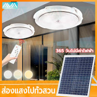 Ava Mall ไฟโซล่าเซลล์ติดเพดาน 1แถม1 ไฟเพดานบ้าน led3สี โคมไฟติดเพดาน Solar Ceiling Light หลอดไฟโซล่าเซล โคมไฟห้องนอน ไฟติดผนัง หลอดไฟ led วงกลม