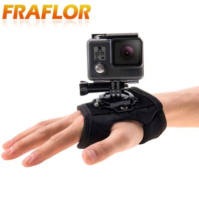 【ขาย】360องศายืดหยุ่นปรับหมุนแขนข้อมือสำหรับมือวงแขนเชลล์สายคล้องภูเขาสำหรับ GoPro ฮีโร่3 3 2 1กล้องเซสชั่น