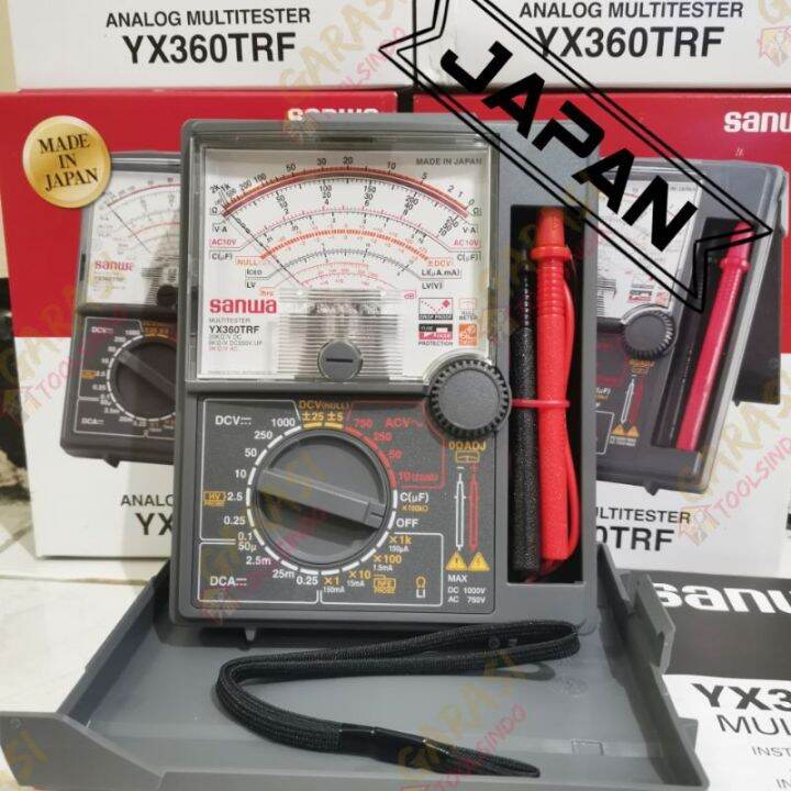 multitester analog SANWA YX360TRF JAPAN ORIGINAL multimeter sanwa yx