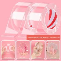 ◇▼ 1 Set Nano Tape Strong Stickiness Decompression Double-sided Traceless DIY Bubble Blowing Adhesive Tape Home Crafts for Kids