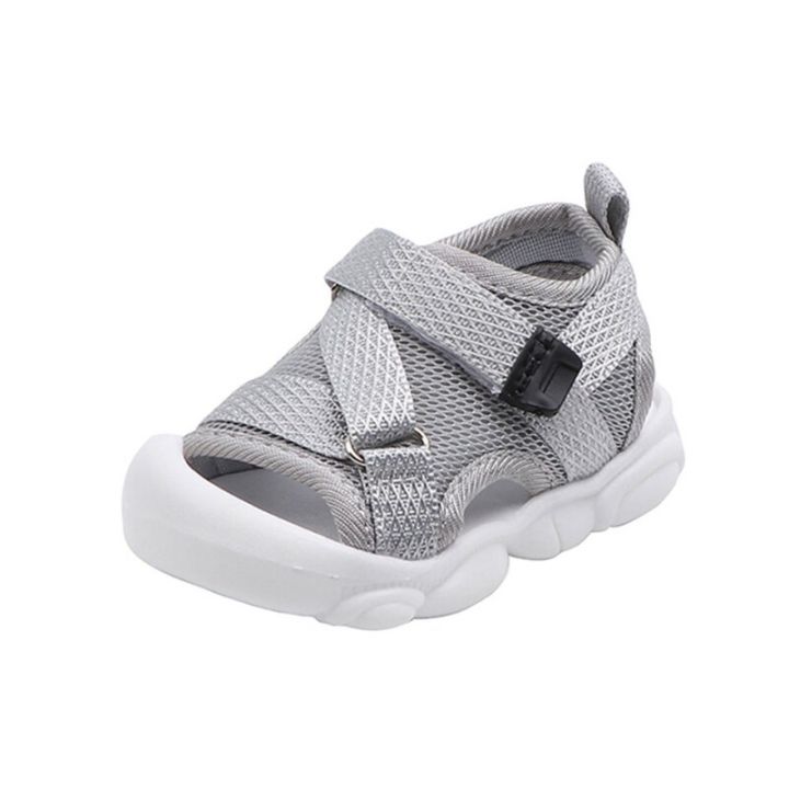 summer-toddler-sandals-baby-girl-shoes-solid-color-net-cloth-breathable-boys-sneakers-kids-infant-sport-girls-sandals