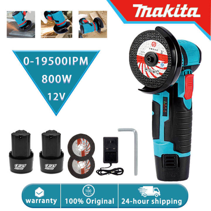 【Spot local sellers COD】MAKITAs 12V 19500RPM Mini Angle Grinder ...