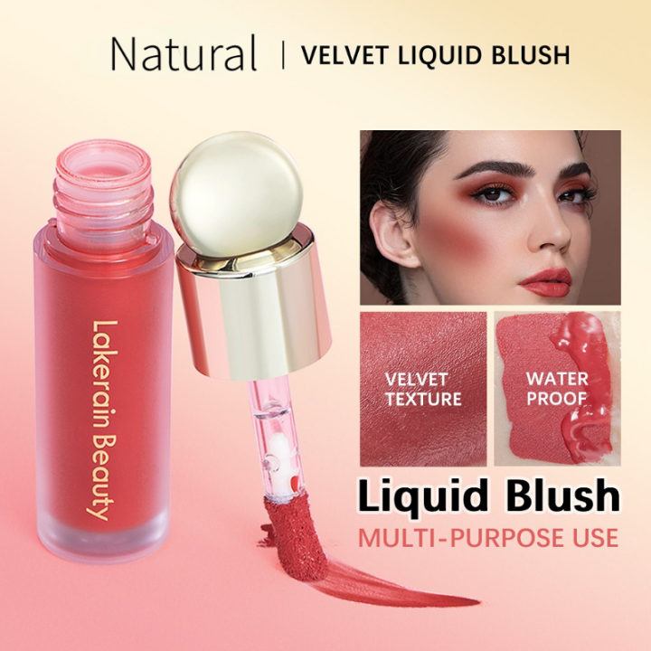 Liquid Blush Long Lasting Natural Blush Waterproof Blush for a Soft ...