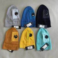 Autumn Mens and Womens Leisure Wool Knitted Windproof Round Top Wool Hat