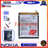 แบตเตอรี่ Nokia 5.1 (TA-1075) รุ่น: HE336 2900mAh / 3.85V Original Polymer Li-ion Battery Free Tools