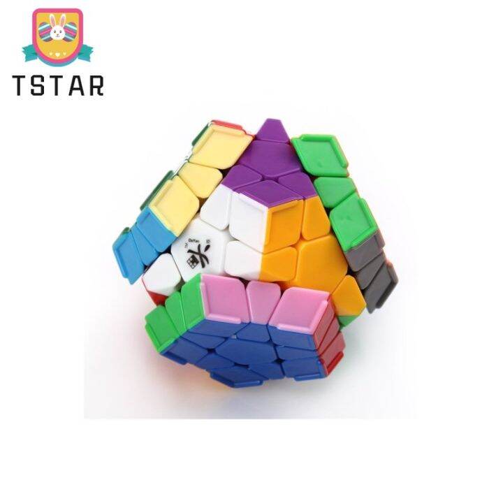 tstarlujex-dayan-megaminx-1-12แกนคิวบิกแบบสิบสองด้าน3ระดับพร้อมสันมุมหลากสี