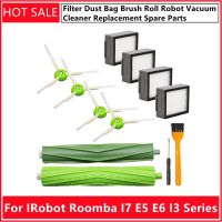 :{”》แปรงม้วนผมตัวกรอง Hepa ถุงหูรูดสำหรับ Irobot Roomba I7 E5 E6ชุด I3เครื่องดูดฝุ่นหุ่นยนต์อะไหล่อุปกรณ์อะไหล่