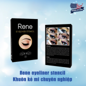 Khuôn kẻ mi mắt chuyên nghiệp [Kẻ mi mắt chuyên nghiệp 2 trong 1, với chức năng hỗ trợ tạo đường kẻ sắc nét và có thể chinh phục linh hoạt mọi dáng mắt] Rene Eyeliner Stencil - USA