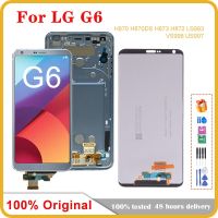 5.7 "สำหรับ Lg G6ชุดประกอบจอแสดงผล Lcd แบบสัมผัสหน้าจอสำหรับ Lg G6 H870 H870ds H872 Ls993 Vs998อะไหล่หน้าจอ Lcd Us997