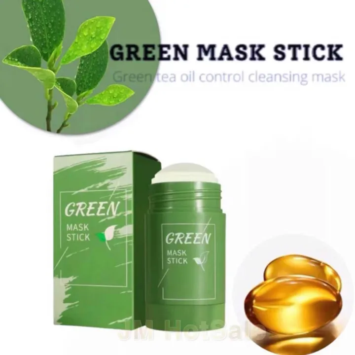 Original Facial Cleansing Stick Green Tea Or Charcoal Face Mask Stick