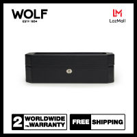 กล่องหมุน กล่องนาฬิกา WOLF1834 รุ่น WINDSOR 5 PIECE WATCH BOX (BLACK/PURPLE)