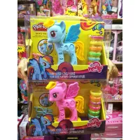 PLAY TOY PONY SET ชุดแป้งโดว์ม้าโพนี่ ชุดปั้มแป้งสำหรับเด็ก พร้อมโมเดลม้าโพนี งานสวย น่าเล่นมากคะ