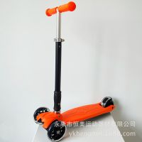 Spot parcel post Factory Direct Sales Four-Wheel Scooter Full Flash Lifting Childrens Folding Scooter OEM Processing Dropshipping