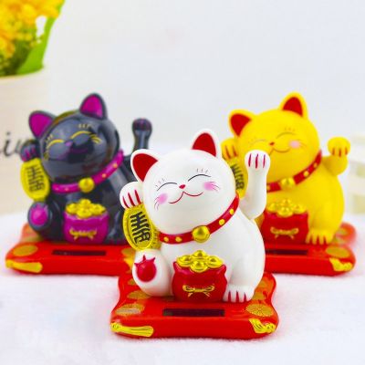 1Pcs Birthday Gift Checkout Counter Decor Japanese/Chinese Style Wealth Shaking Hands Lucky Cat Waving Cat Oranment
