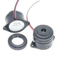 LazaraLives 12V 24V Active Buzzer DCบัซเซอร์เพียโซอิเล็กทริคยาวต่อเนื่องBeep Tone W/สายไฟ