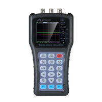 2-in-1 Oscilloscope &amp; Function Signal Generator Dual Channel Oscilloscope Handheld Portable Digital Scope Meter Signal Generator 2CH Digital Storage Oscilloscope 50MHz 100MSa/s