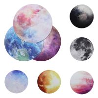 Planets Star Cartoon Round Mousepad Mouse Pad Mat Non-Skid Rubber Computer Gaming Small Office Mouse Pad For Game