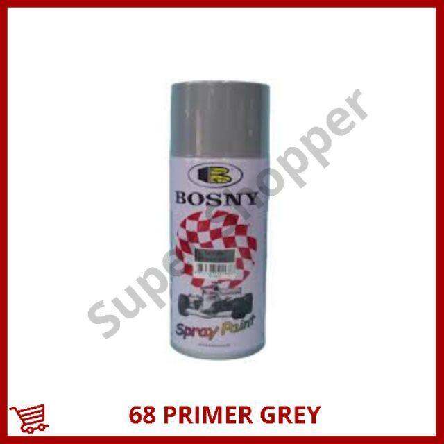 68 Primer Grey Matte Bosny Spray Paint 400cc Lazada PH