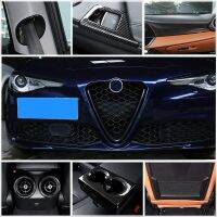 For Alfa Romeo Giulia 2017-2020 ABS Carbon Fiber Car Interior Center Control Panel Dashboard Trim Sticker Car Essories