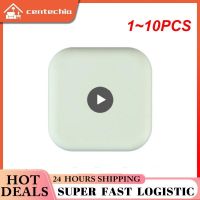 1 10PCS Silicone Door Handle Bumpers Self Adhesive Deurstopper Protection Porte Pad Mute Stikcer Round Square Wall Protector Pad