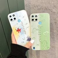 สำหรับ OPPO Realme เคส C21Y ซิลิโคน TPU เคสโทรศัพท์ฝาหลัง RealmeC21Y C21Y ทาสีปลอกอ่อน