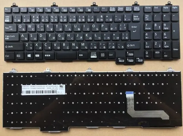 Original Fujitsu Lifebook A572 A573 A574 A743/G Notebook Keyboard