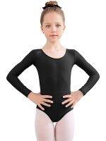 【Love ballet】 Speerise Kinder Stretch Spandex Klassische Langarm Ballett Tanz Trikots Für Kleinkind Mädchen Jungen Professionelle Gymnastik Body