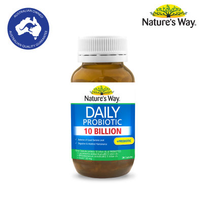 Natures Way Daily Probiotic 10 millions เนเจอร์สเวย์ เดลี โพรไบโอติก 10,000 ล้าน (28 แคปซูล)