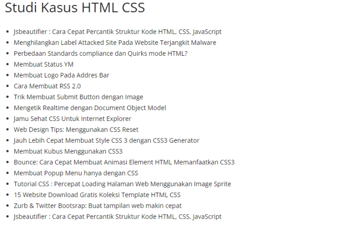 EBook Belajar HTML CSS Dasar | Lazada Indonesia