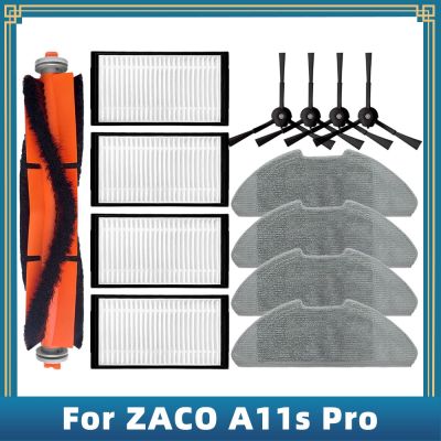 ✓☁ Replacement For ZACO A11s Pro Spare Parts Accessories Main Side Brush Hepa Filter Mop Rag Cloth