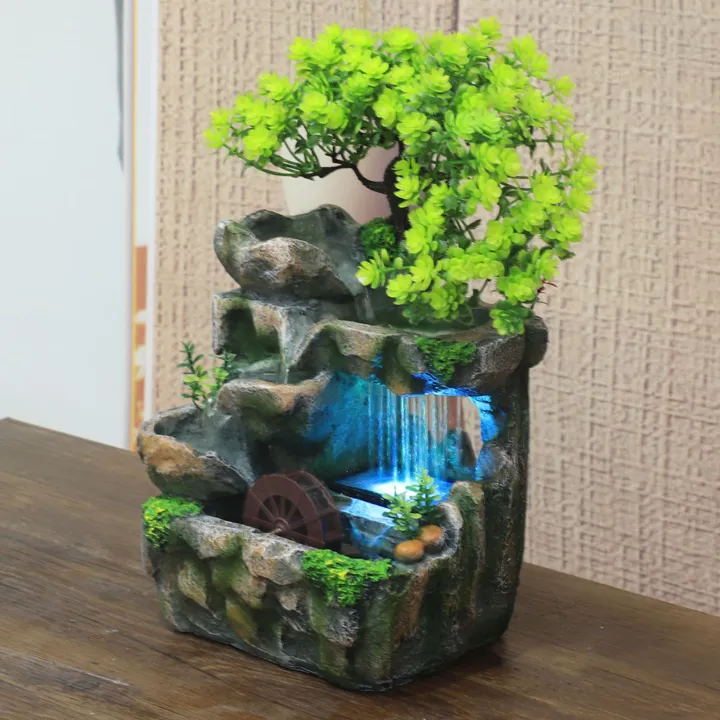 desktop waterfall fountain