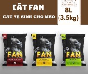Cát FAN - Cát vệ sinh cho mèo 8L khử mùi, vón tốt