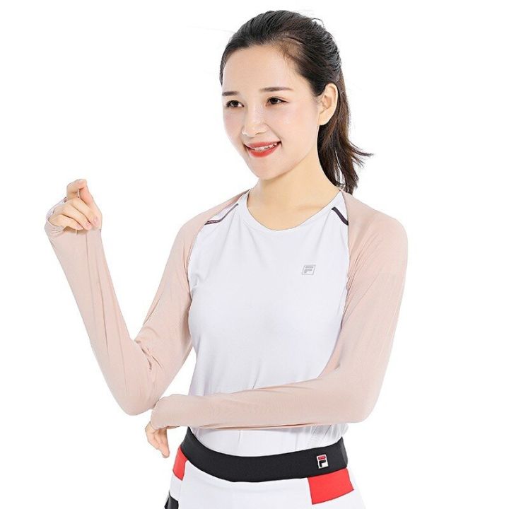 arm-cover-warm-sun-protection-uv-protection-sports-sleeve-arm-cover-a-long-sleeved-running-and-cycling-hooded-top-towels