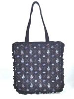 LeSportsac guinness confirmed 2022 new fashionable canvas printing cartoon single shoulder bag leisure bag 2744