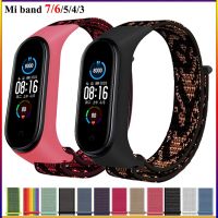 pengyigan Nylon Strap For Xiaomi Mi Band 7 4 3 5 6 Bracelet Wristband Sports Breathable Bracelet For Miband 5 4 3 Replacement Correa Strap