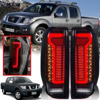 ไฟท้าย ไฟท้ายแต่ง LED รุ่น นิสสัน นาวารา NISSAN NAVARA D40 ปี 2005 - 2013 สีสโม็ก ข้าง ซ้าย + ขวา จำนวน 1 คู่