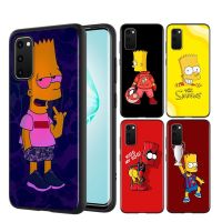 [CNIU digital accessories] Simpson ชายสำหรับ Samsung Galaxy A73 A33 A72 A71 A52 A51 A22 A12 A32 A21S 4G 5G ซิลิโคนนุ่มสีดำโทรศัพท์กรณี