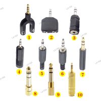 3.5mm 6.5mm Male Audio Adapter to 3.5mm 2.5mm Female Stereo Plug Connector For Aux Speaker Cable Headphone Jack YB8TH