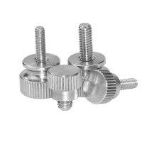 1Pcs M4 Stainless Steel Knurl Flat Head Hand Tighten Thumb Screw Curtain Wall Glass Thumb Bolts